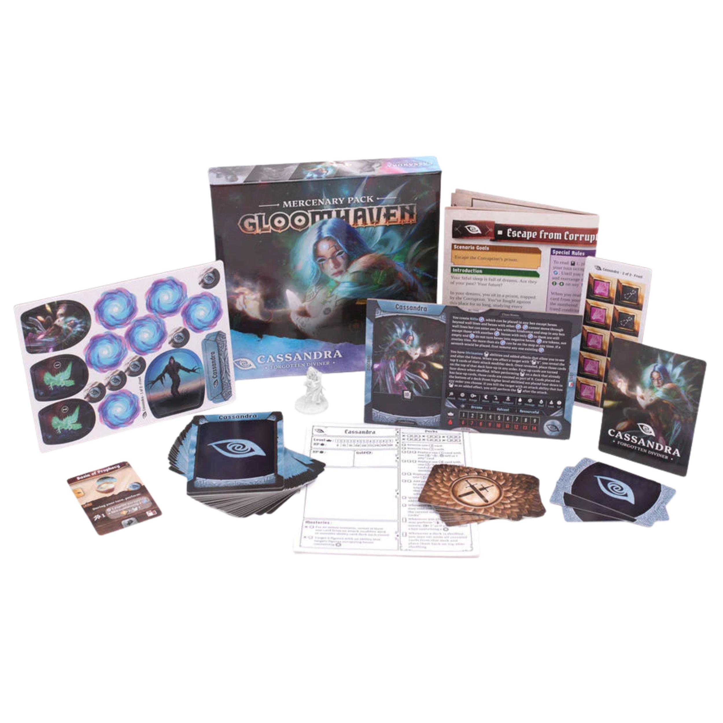 Gloomhaven Mercenary Pack: Cassandra, Forgotten Diviner